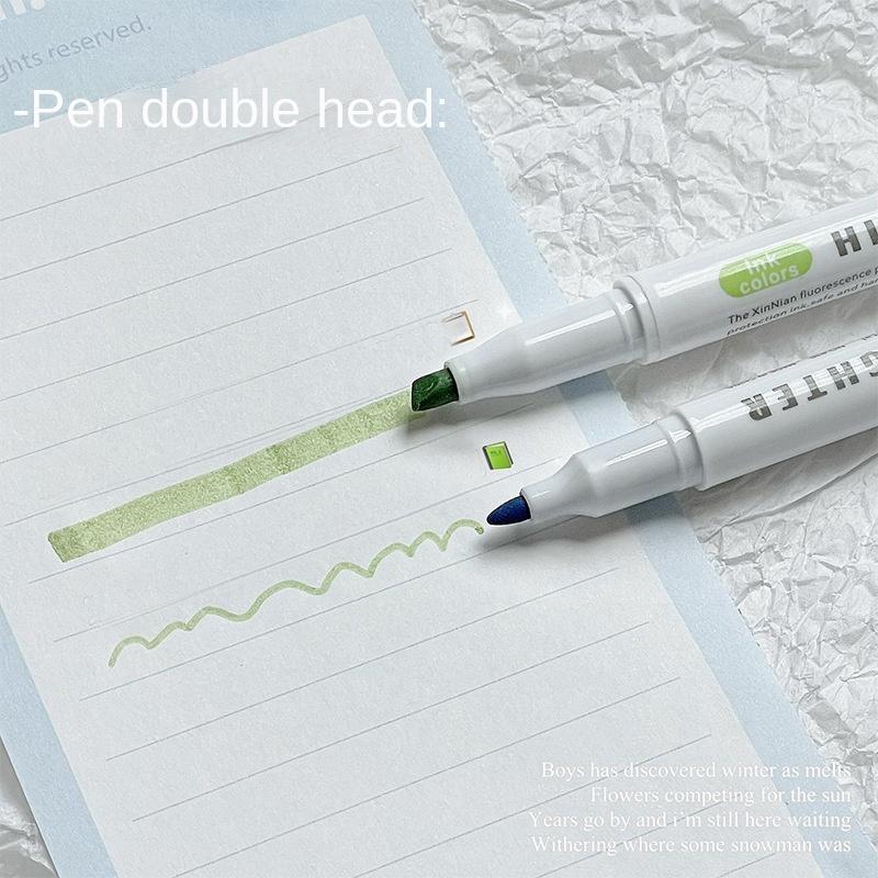 5 barev/krabička Zvýrazňovače na kreslení Pastelové barvy Fixy Školní kancelářské potřeby