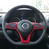 Steering Wheel Trim 3pcs ABS Red For Nissan Sentra -2025