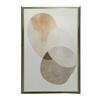 Abstrakcyjne Koła - Minimalistyczna Sztuka Abstrakcyjne Koła - Minimalistyczna Sztuka, 30X40 Cm, Rama Drewniana Ciemny Brąz, Papier Matowy 230 Gsm