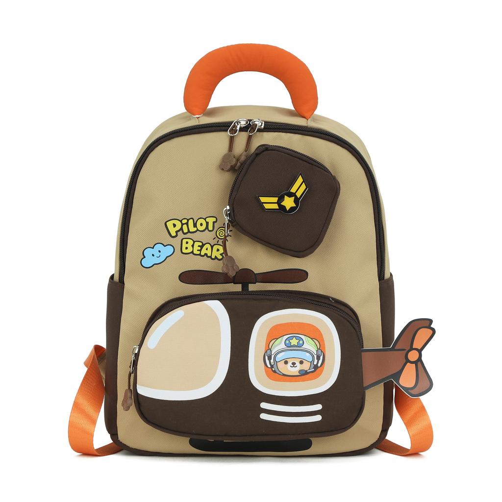 Schoolbag new cartoon car cute children's bag 1-1 years old boys and girls lightweight versatile backpack kindergarten bag