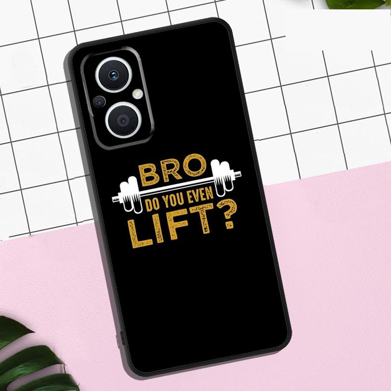 Motivational Gym Fitness Case For OPPO Reno 13 12 11 F 8T 7 8 10 Pro OPPO Find X8 Pro X6 Pro X3 X5 Lite Cover Coque