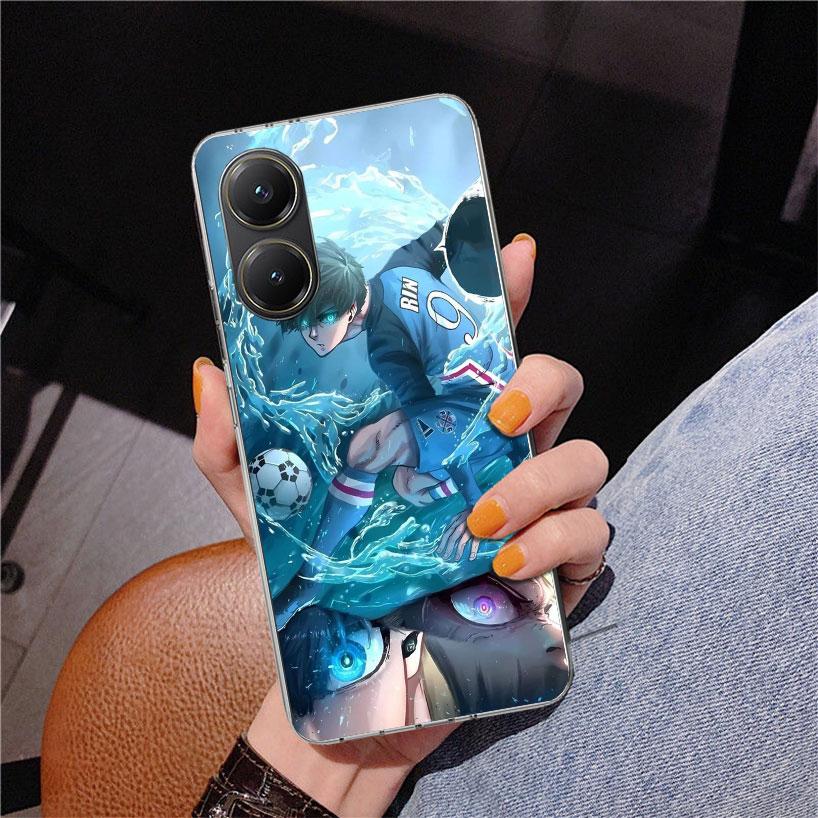 Blue Lock Isagi Yoichi Phone Case For Xiaomi Poco X7 X6 X5 Pro F7 Ultra Redmi 15C 15 13C 13 12C 12 10 10A 10C 9 9A 9C 9T Cover P