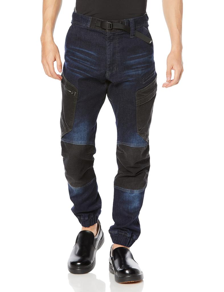 Toraichi Denim Cargo Jogger Work Brown X Size L Men's Pants, Color Black,