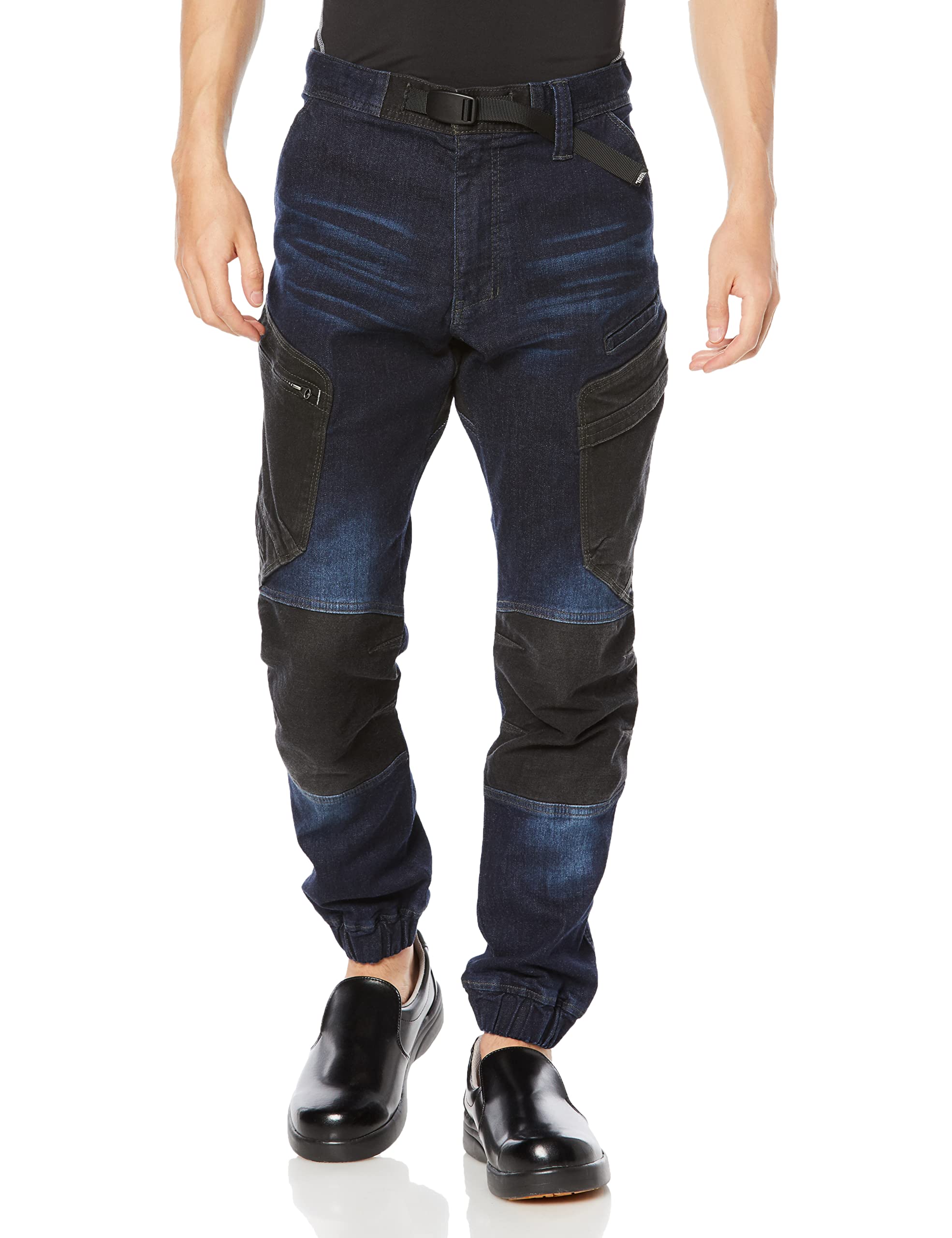 

Toraichi Denim Cargo Jogger Work Brown x Size L Men s Pants, Color Black,