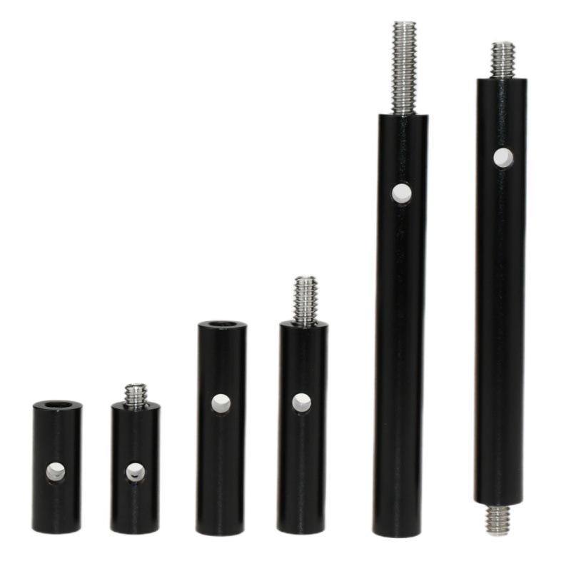 Aluminum Alloy Phone Tripod with 1/4" Extension Rod & Live Light Support