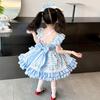 Vestito estivo da bambina Cinnamonroll Lolita Principessa con spalline per festa di compleanno