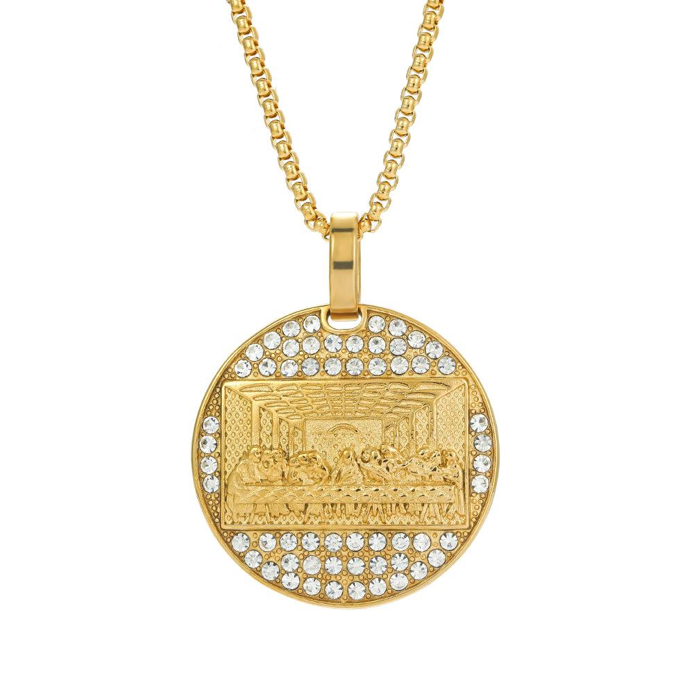 2026 Jewelry Fashion Trend Inlaid Zircon Necklace Men s Party Jewelry Accessories 60CM