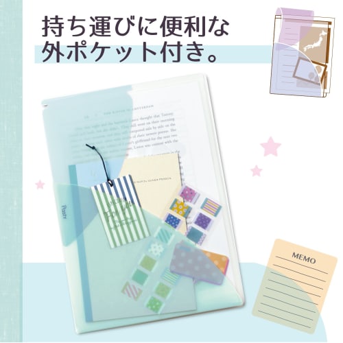 Plus Clear Holder Pasty A4 4 Color Assorted Fruit Squash Set 98-745