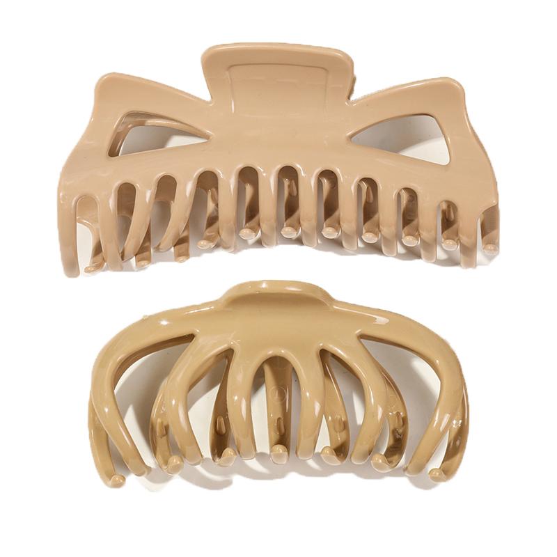 Korean Style Acrylic Solid Color Hair Clip Women's High-end Fashion Shark Clip Hair Accessories