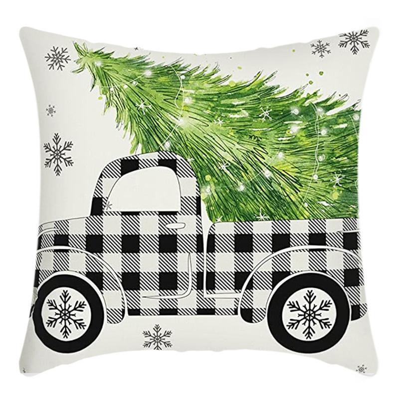 Christmas Nordic Style Santa Claus Pillowcase Home Sofa Cushion Car Cushion Cartoon Christmas Pillowcase