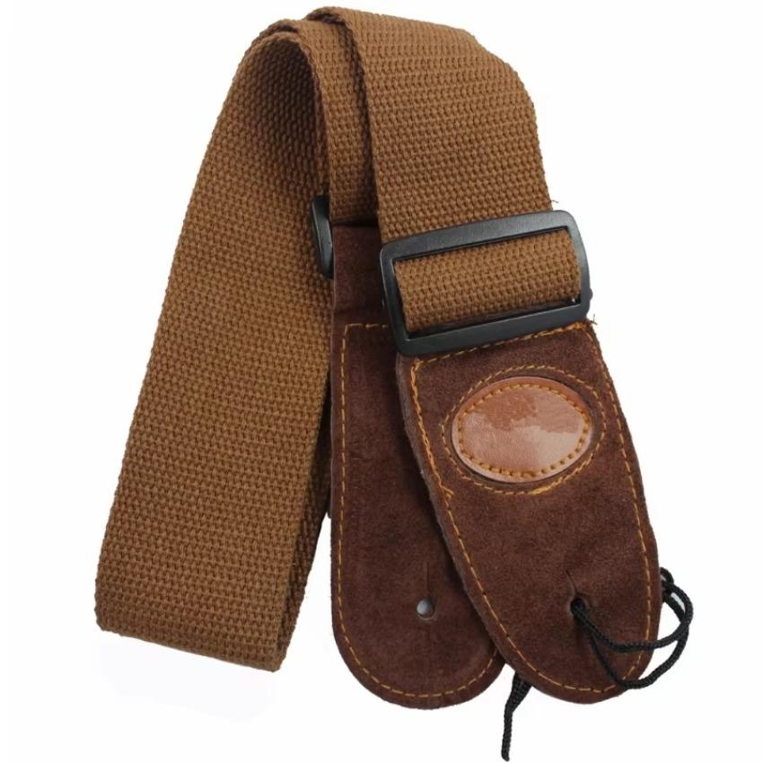 1 Pcs Guitar Strap Adjustable Pure Cotton Strap for Acoustic Electric Bass Guitar Musical Accessories Optional Picks