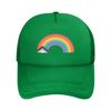 LGBT Rainbow Gay Pride Trucker Cap Unisex HipHop  Mesh Baseball Caps Polyester Adjustable Golf Hats