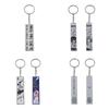 Creative English Slogan Acrylic Keychain - European & American Style