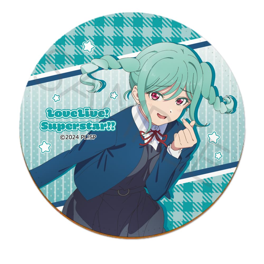 4th Edition Leather Coaster SK  Love Live! Superstar!!  [Fuyugiri Onizuka] чёрный