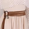 Braided Waist Cinch Fringe Loop Decorative Belt Fashion Long Rope Chain Belt  Renaissance