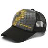Alphabet Embroidered Mesh Cap With Sun Protection For Summer Casual Wear