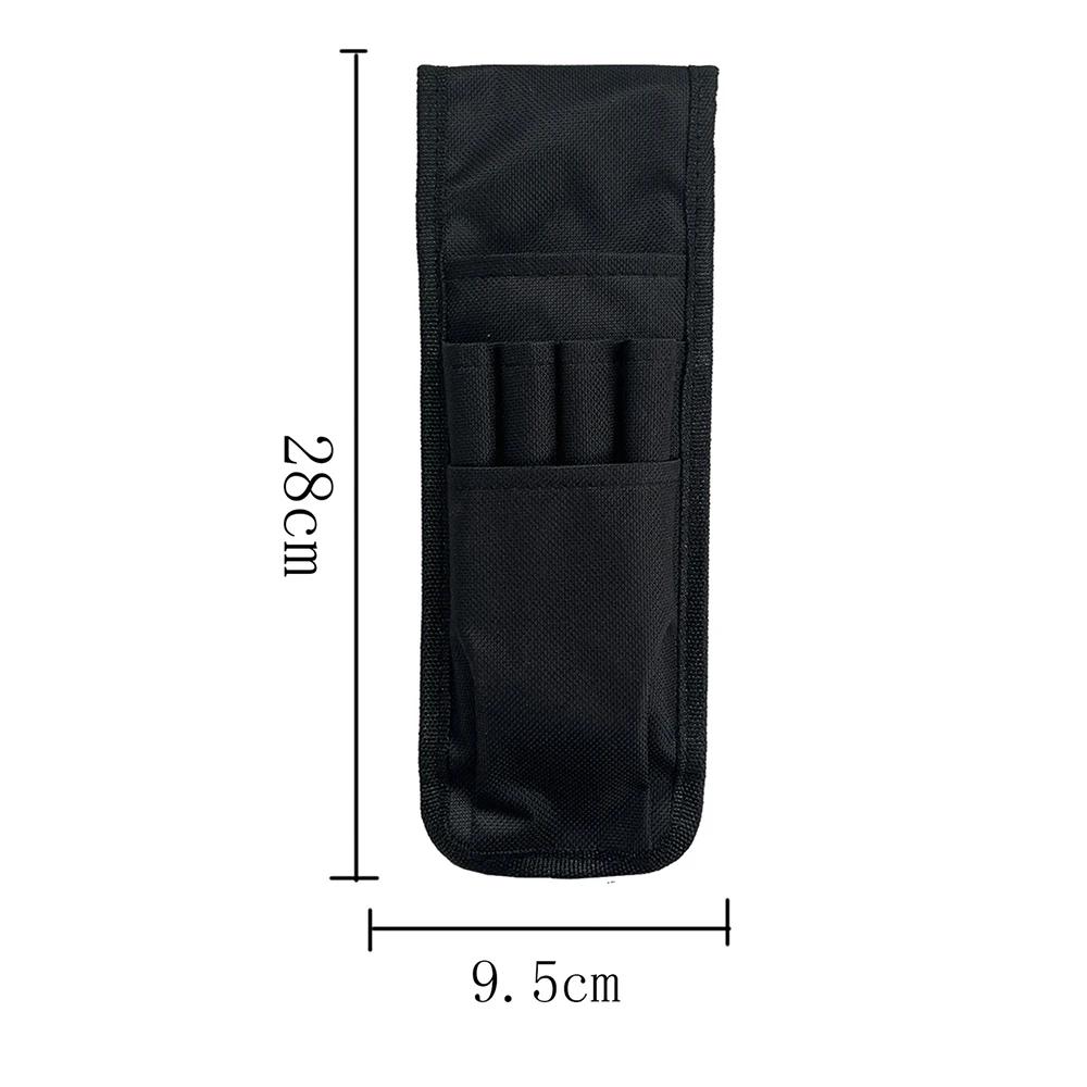 Black Multi-Pocket Tool Belt Pouch Bag for Electricians with Pen And Scissors Holder Portable Organizer for Men чёрный