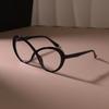 Classic Circular Glasses Women Men Designer Round Elegant Eyeglasses Frame Clear Lens Unisex Plain Transparent