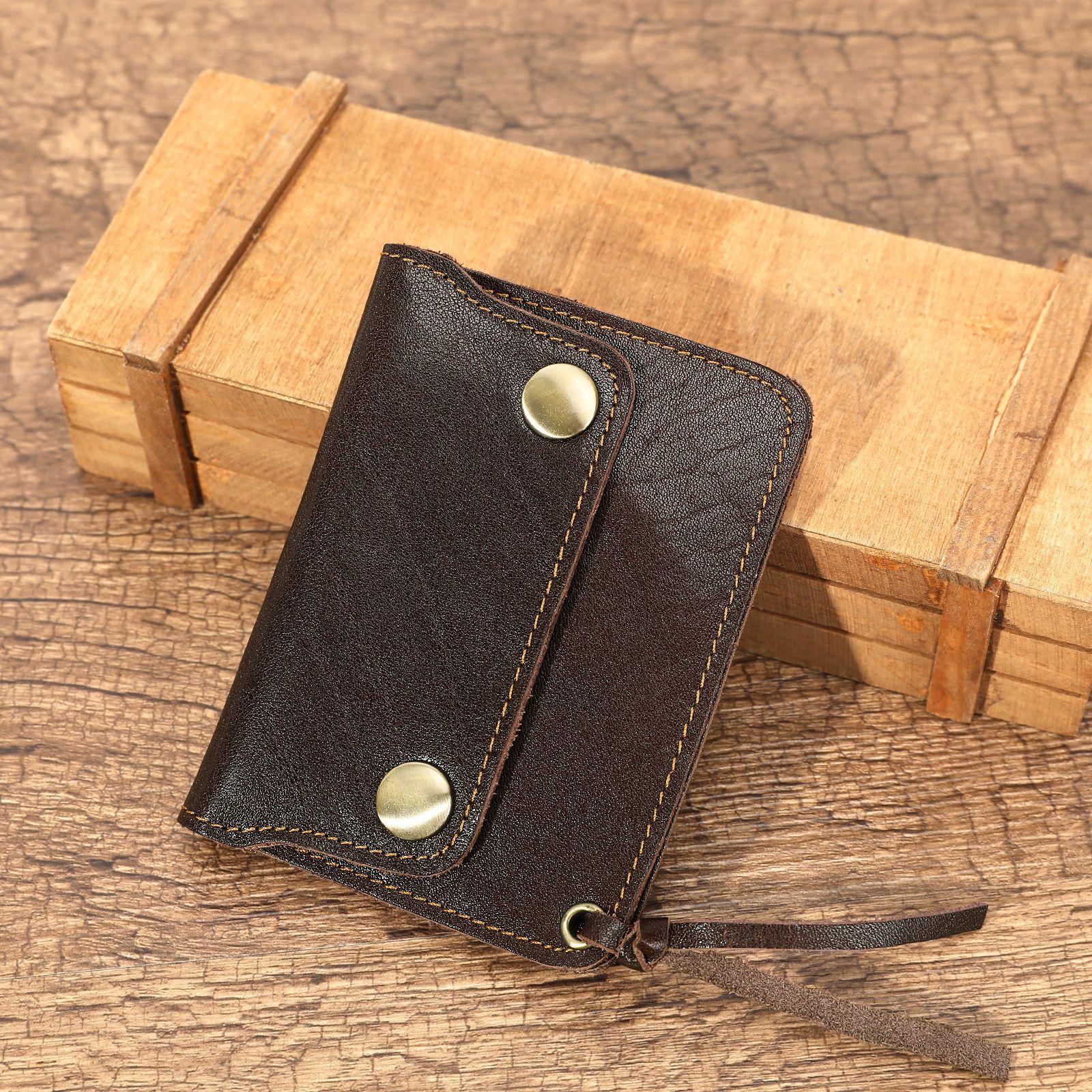 

Кошелек для монет из кожи Crazy Horse с пряжкой и молнией, мужской, маленький, из натуральной кожи, сумка для хранения мелочи