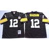 Pittsburgh Steelers Retro NFL Football Jersey Men Women Sportswear Cotton Blend Athletic Top