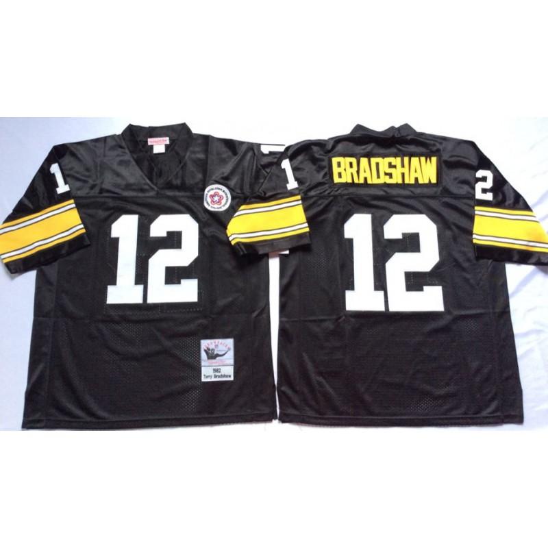 Pittsburgh Steelers Retro NFL Football Jersey Men Women Sportswear Cotton Blend Athletic Top