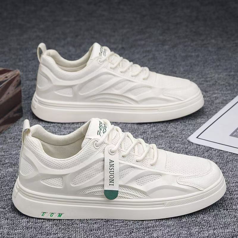 

Мужская повседневная обувь Four Seasons Fashion Students, удобные кроссовки для мальчиков, трендовая обувь с мягкой подошвой и дышащими свойствами 44 бежевый