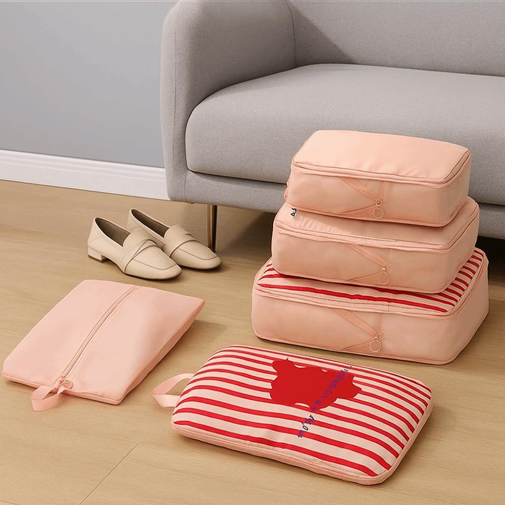 4Pcs Large Capacity Compressed Travel Clothes Bag Foldable Clothes Storage Bag  Travel