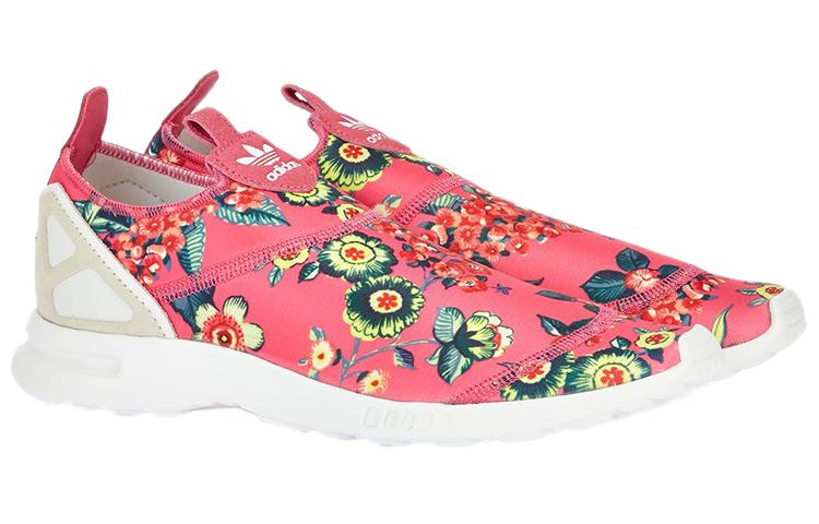 Women's Sneakers Adidas Originals Zx Flux Smooth Slip On 'Pink White' Women's