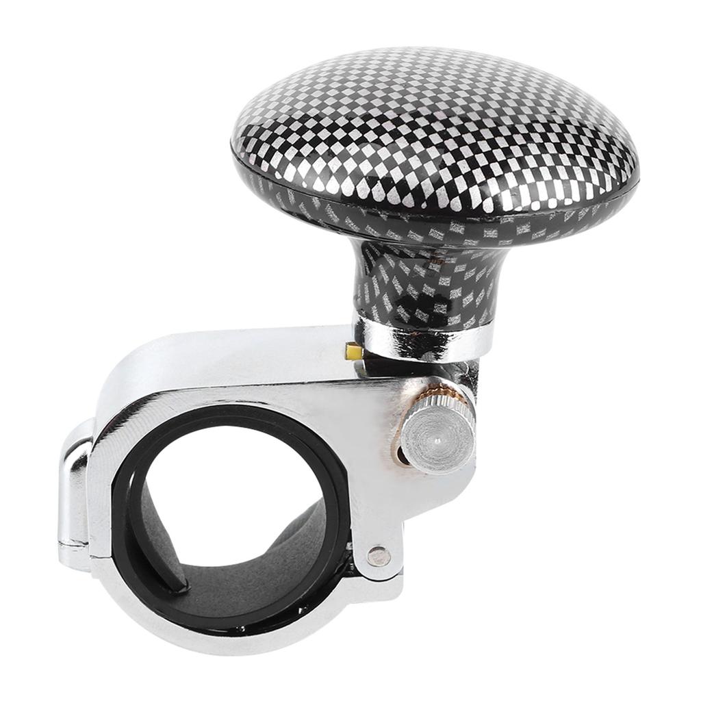Universal Car Steering Wheel Spinner Knob Power Ball Auxiliary Booster Handle Control (Carbon Fiber Pattern)