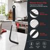 Black Grey Slotted Spatula Stainless Steel Silicone Nonstick Spatula  Nonstick Cookware