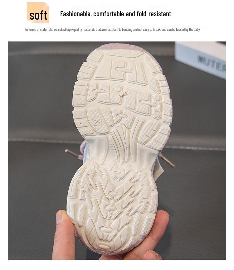 Trendy Sports Shoes for Kids - Soft Sole, Versatile, Spring/Autumn, Ages 6-14