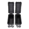 1 Pair 35L Motorcycle Side Storage Box Aluminum Alloy Luggage Case Quick Release Motorbike Side