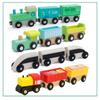 Hot Train Kit Magnetic Toy Car Childrens Track Accessories Manual Sliding Puzzle Wooden Compatible With Various Track Gift W10