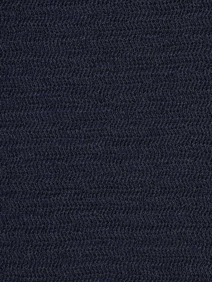 ZIOZIA Men'S) Miracul Slub Short Sleeve Polo Shirt_Navy