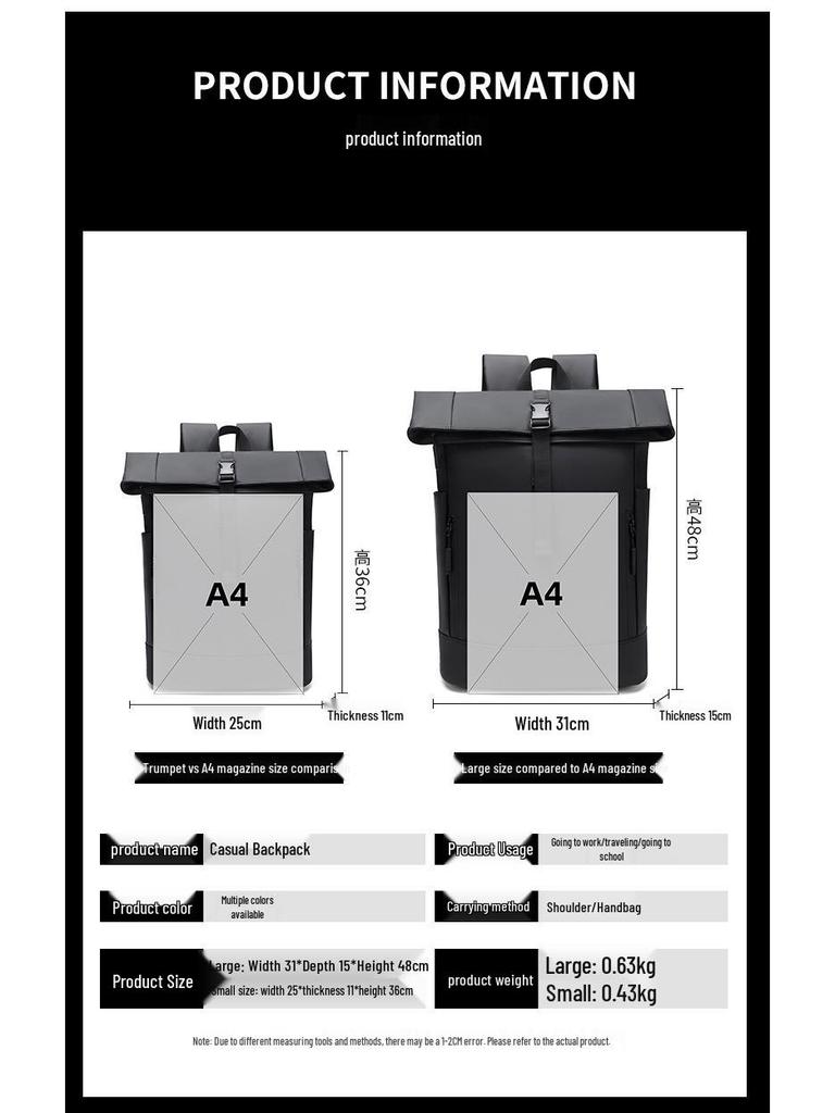 Anti-Theft USB Charging Backpack - Laptop Bag for Students and Men