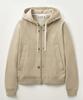 Satur Theo Cotton All Day Hoodie Zip-Up Beige (Type B)