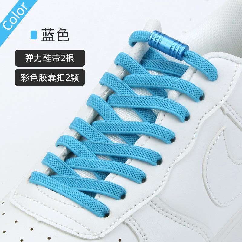 1Pair Stretchable Elastic Shoelaces for Kids Adults Sneakers Running Shoes No Tie Laces Sports Casual Comfortable Shoe Strings