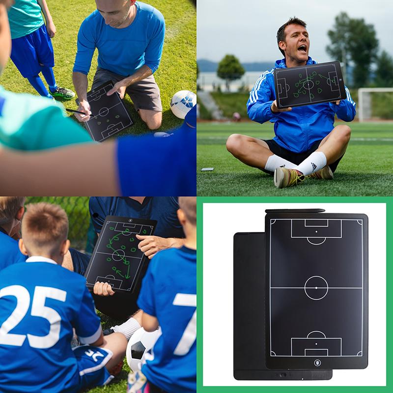 Tablette tactique d'entraînement de football et de basketball LCD 8,5/10 pouces, tableau marqueur électronique de stratégie pour entraîneur de football, entraînement sportif G