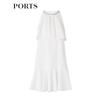 PORTS Women's Round Neck Sleeveless Fishtail Dress