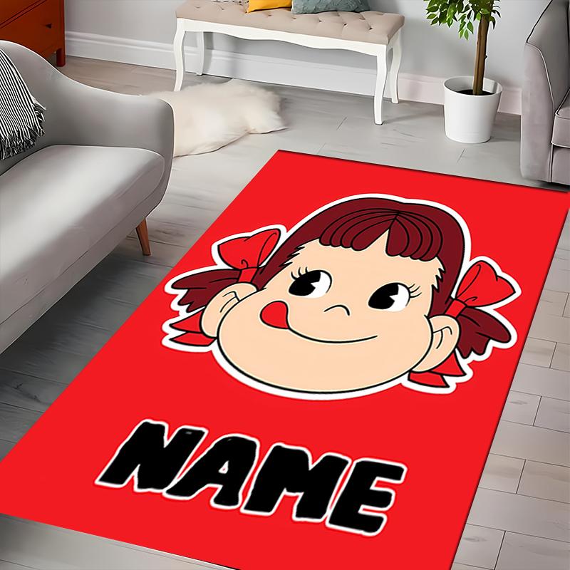 Custom personalization Peko Area Rug - Perfect For Kitchen, Bathroom,Laundry Room Decor Large Size Available,Gift All Seasons