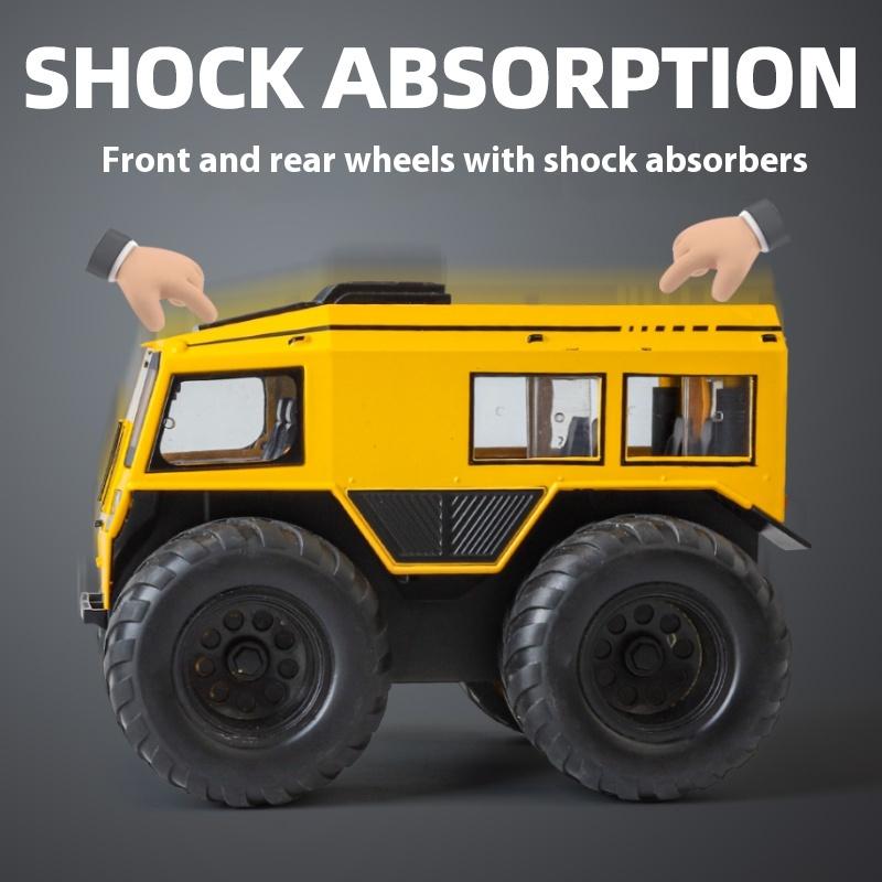 1/24 Metal Die-cast All-terrain Off-road Vehicle Model Simulation Sound and Light Children's Toy Car Ornaments Boys Gift Model