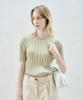 Re Rhee Baguette Cowhide Shoulder Bag Mist