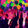 90 Palloncini Neon 12'' Palloncino Fluorescente UV Si Illumina al Buio Punti Luminosi Palloncino in Lattice Decorazioni per Feste di Compleanno Matrimonio