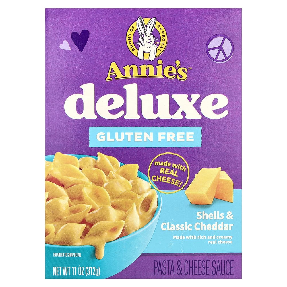 Annie s Homegrown Rich & Creamy Rice Pasta & Cheese Sauce, Gluten-Free, 312g