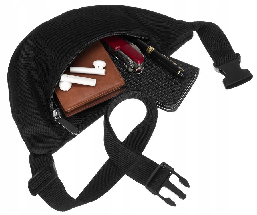 Lightweight Waist Bag and Belt Made of Polyester