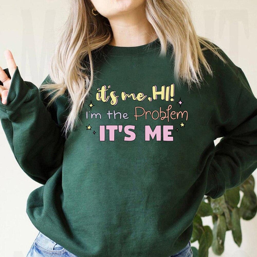 Its Me Hi Im The Problem Sweatshirt Anti Hero Taylor Midnights Inspired Pullover TS Midnights New Album Y2k Crewneck Sweashirts