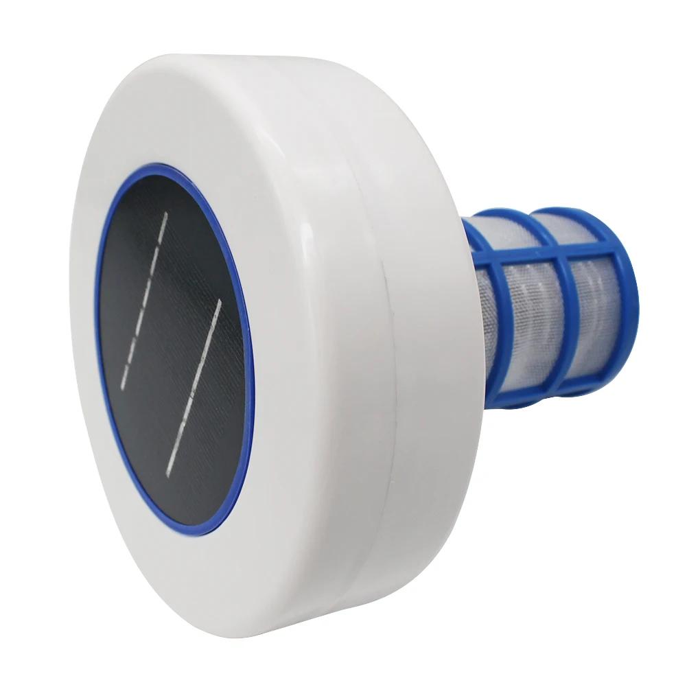 Solar Pool-Ionizer Copper Silver Ion Swimming Pool Purifier Kills-Algae Pool Ionizer for Outdoor Replacement Solar Copper Anode