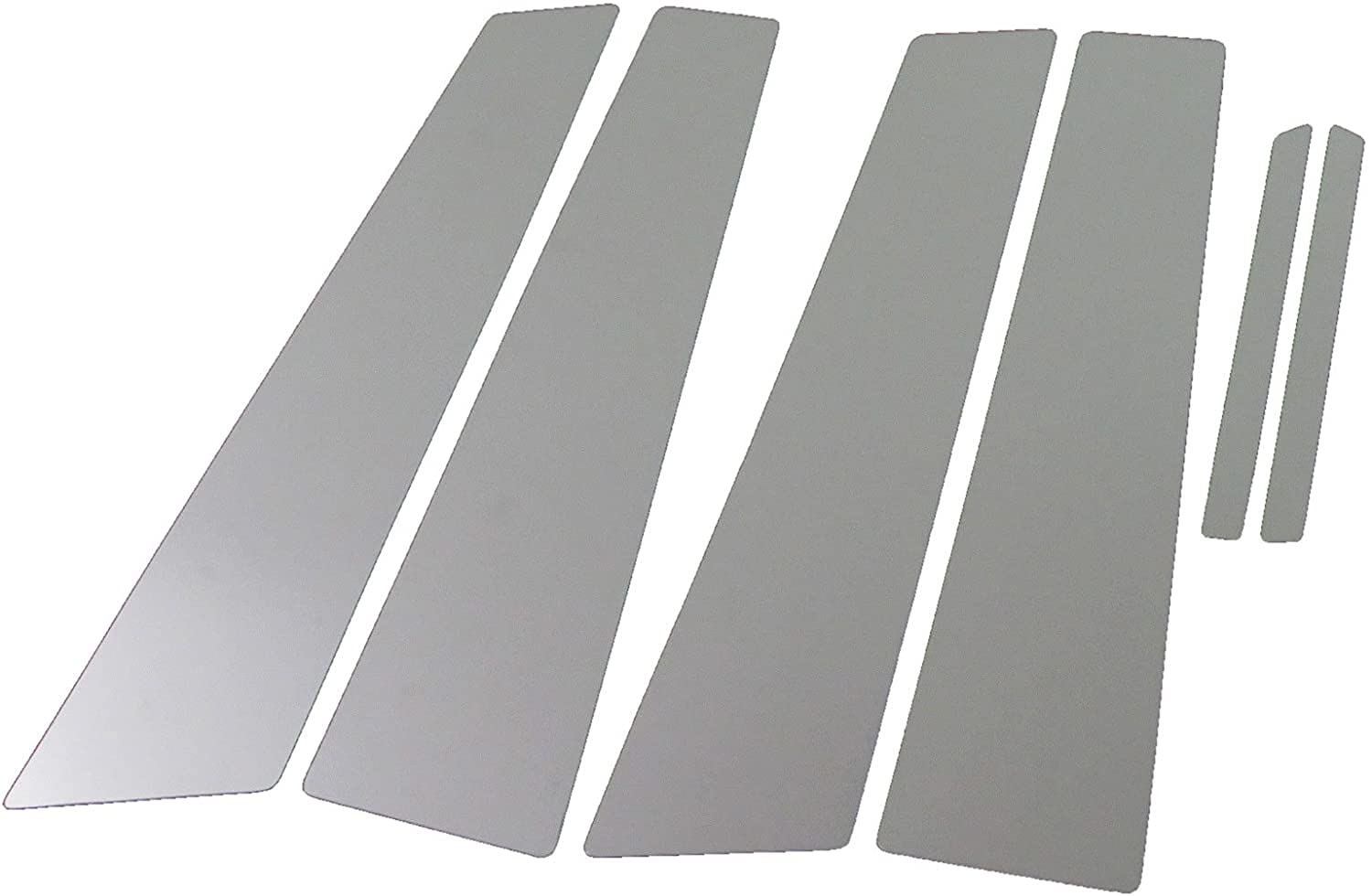 BRIGHTZ Stainless Steel Plated Pillar Panels for Mark X No Visor Required Compatible with GRX Mark and Mark X Ultra-Mirror (6-Piece Set) (130, 133,