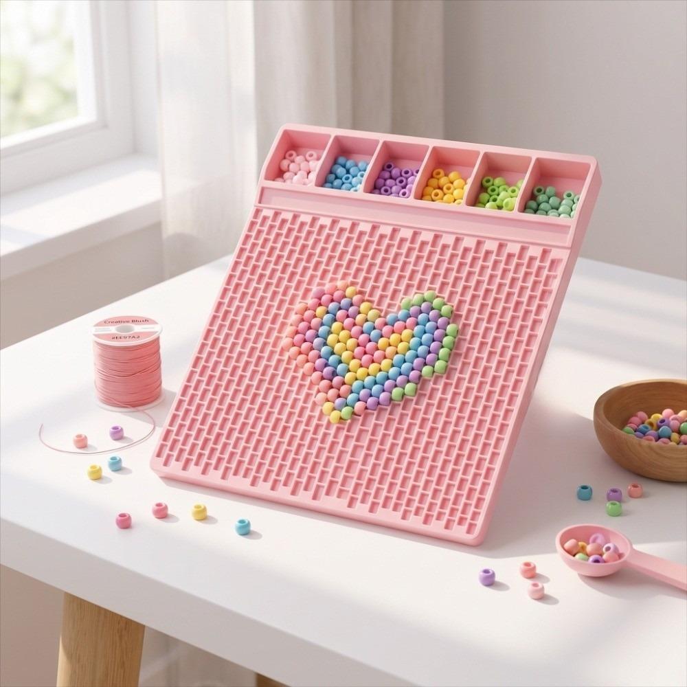 DIY Perlenarmband Brett Große Kapazität Schmuckdesign Brett Buntes Perlenorganisator Matte Geschenke