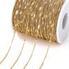 2Meters/Lot Stainless Steel Chains Gold Color Chain for Jewelry Making DIY Necklace Bracelet Accessories Lips Beads Beaded Chain